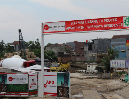 Pembangunan Gedung Wismaya Residence Bekasi (sumber webs www.wismayaresidence.com)